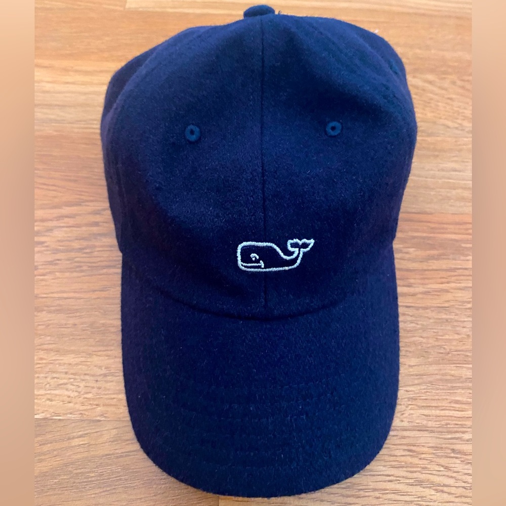 Vineyard Vines Wool Classic Logo Baseball Cap - Navy